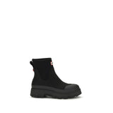 Hunter Black Rubber Chelsea Boots