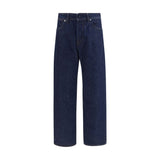 Stone Island Blue Cotton Jeans Denim