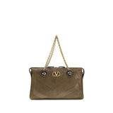 Valentino Garavani Bicolor Napa Leather / Calf Bos Taurus Shoulder Bag