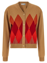 Ballantyne Beige Cashmere Cardigan