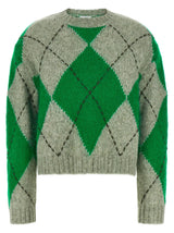 Ballantyne Bicolor Wool Cardigan