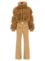 GOLDBERGH Beige Polyester Jumpsuit