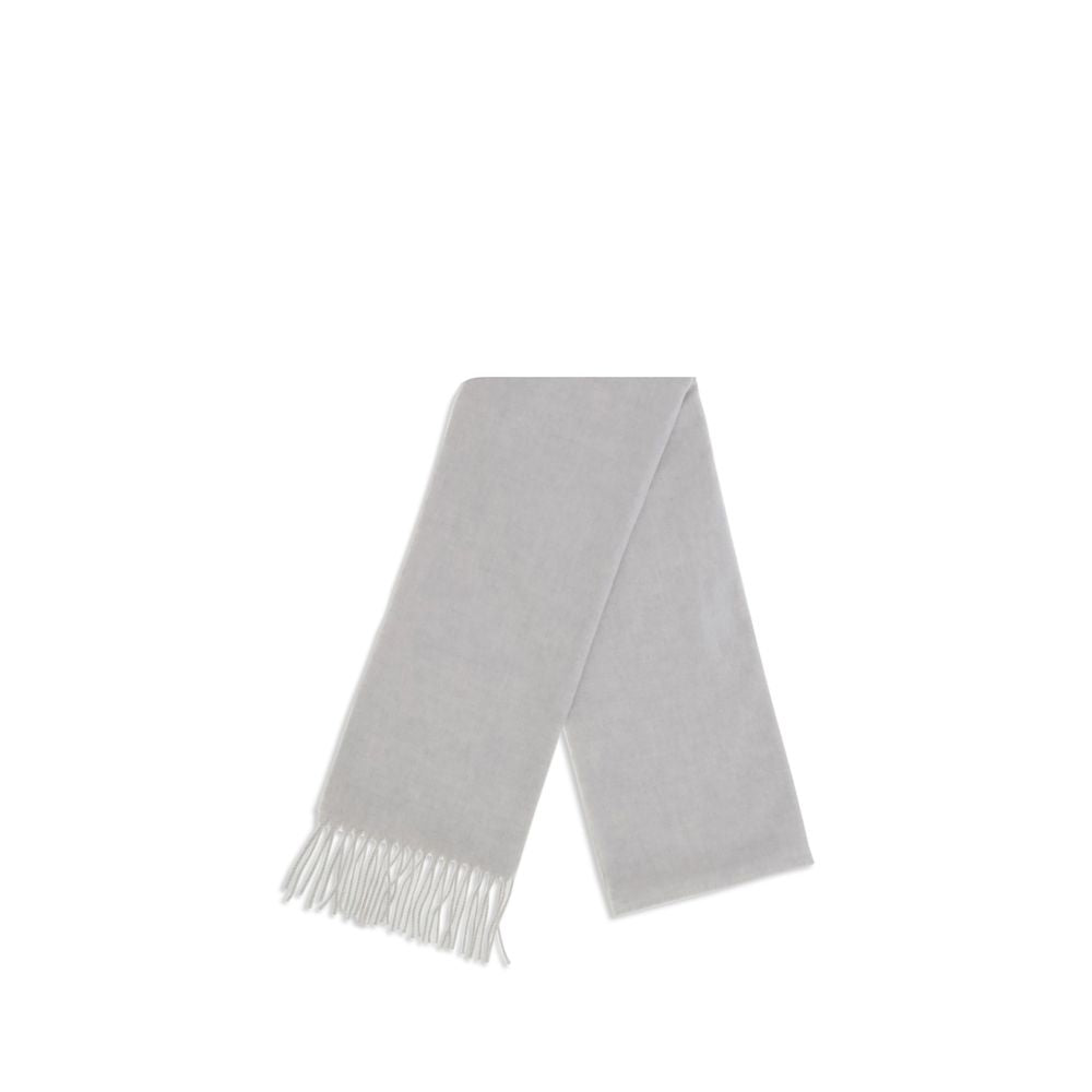 Brunello Cucinelli Gray Cashmere Scarf - Luxurious Warmth