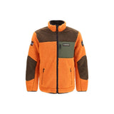 Napapijri Yupik Orange Polyester Zip Fleece Sweatshirt