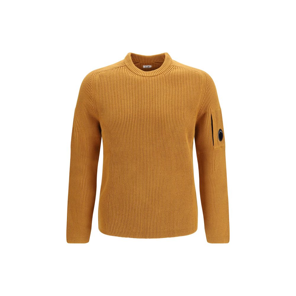 C.P. Company Orange Cotton Sweatshirt - Regular Fit