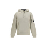 C.P. Company Beige Cotton Hooded Sweatshirt