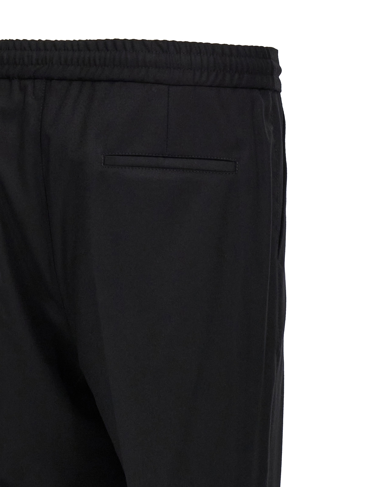 Brunello Cucinelli Black Wool Casual Pants - Modern Luxury