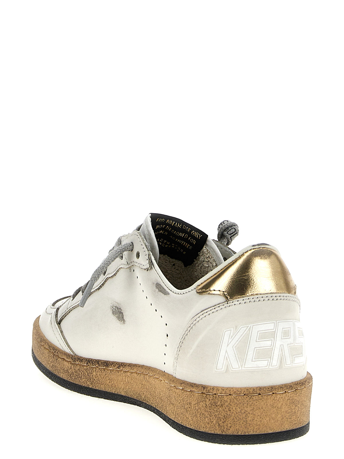 Golden Goose Ball Star Gold Cowhide Low Top Sneakers