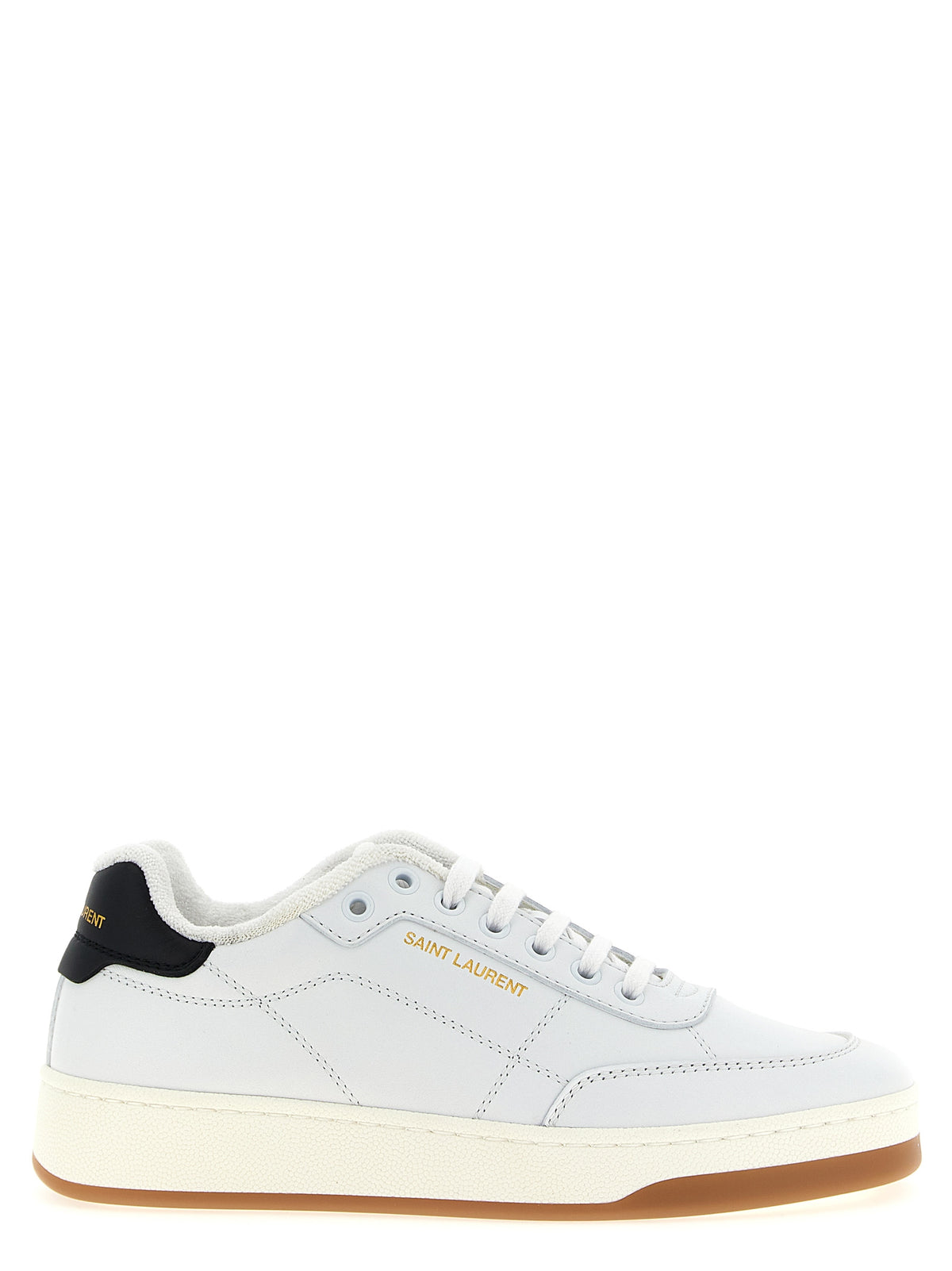 Saint Laurent SL/61 Bicolor Calfskin Low Top Sneakers