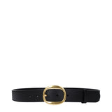 Tom Ford Black Leather Regular Belt - Timeless Elegance