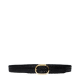 Tom Ford Black Leather Regular Belt - Timeless Style