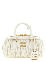 Miu Miu Arcadie White Leather Handbag - Chic & Functional