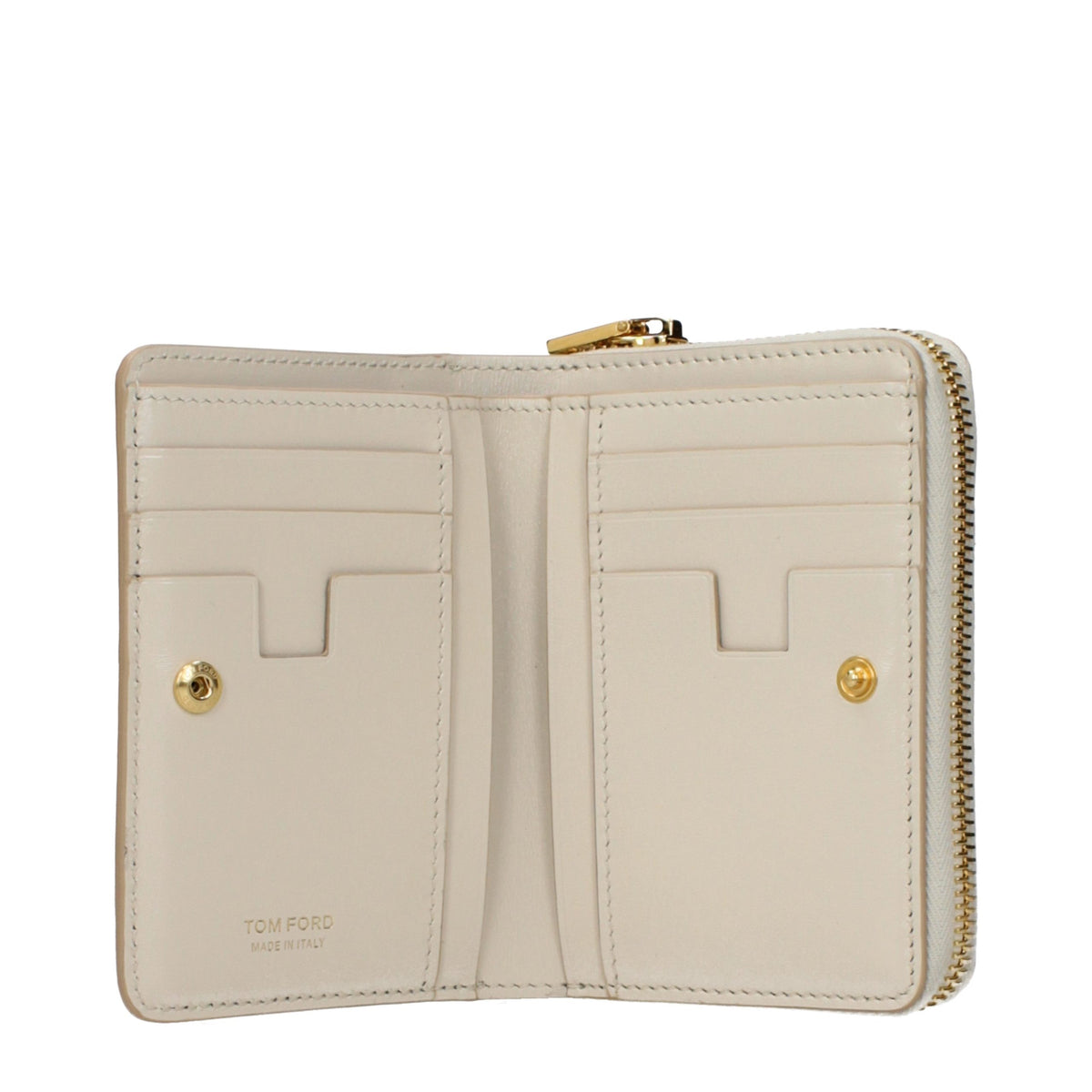 Tom Ford Beige Leather Wallet - Stylish and Functional