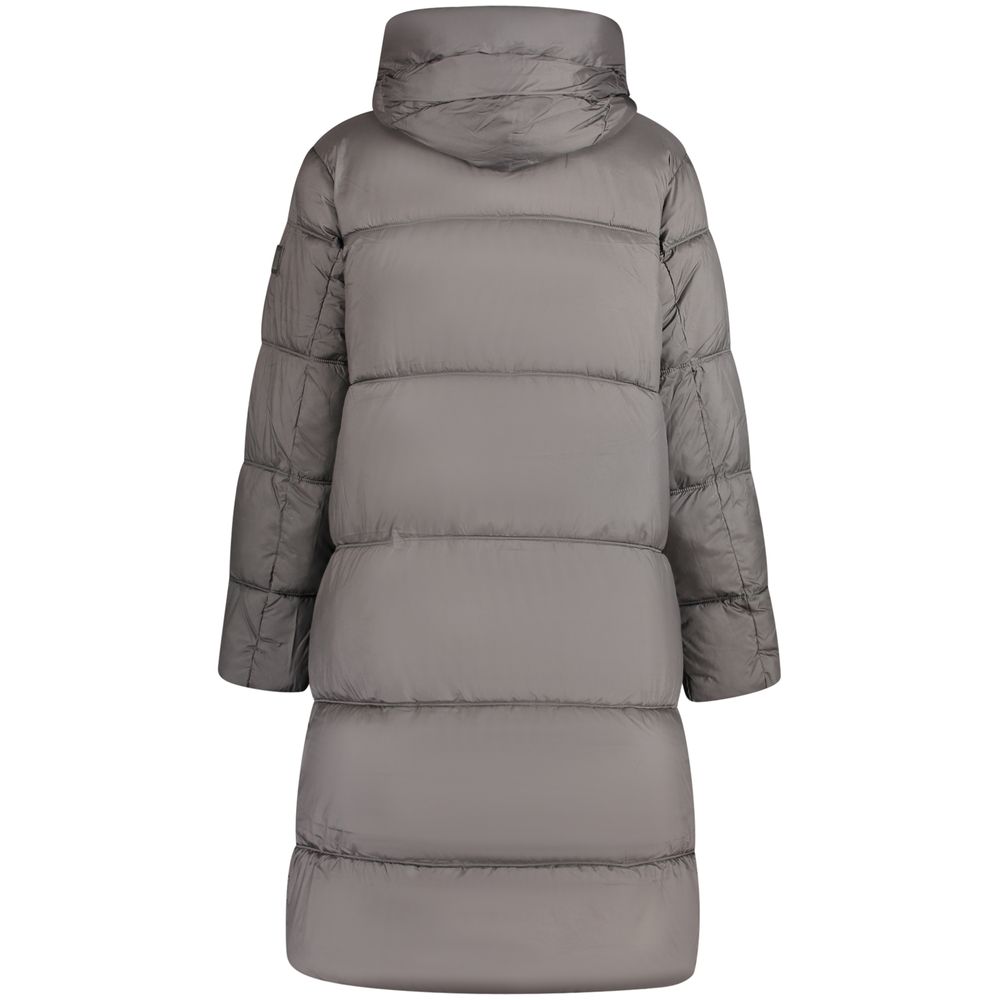 Pepe Jeans Lauren Long Jacket - Black Polyester Women's Outerwear