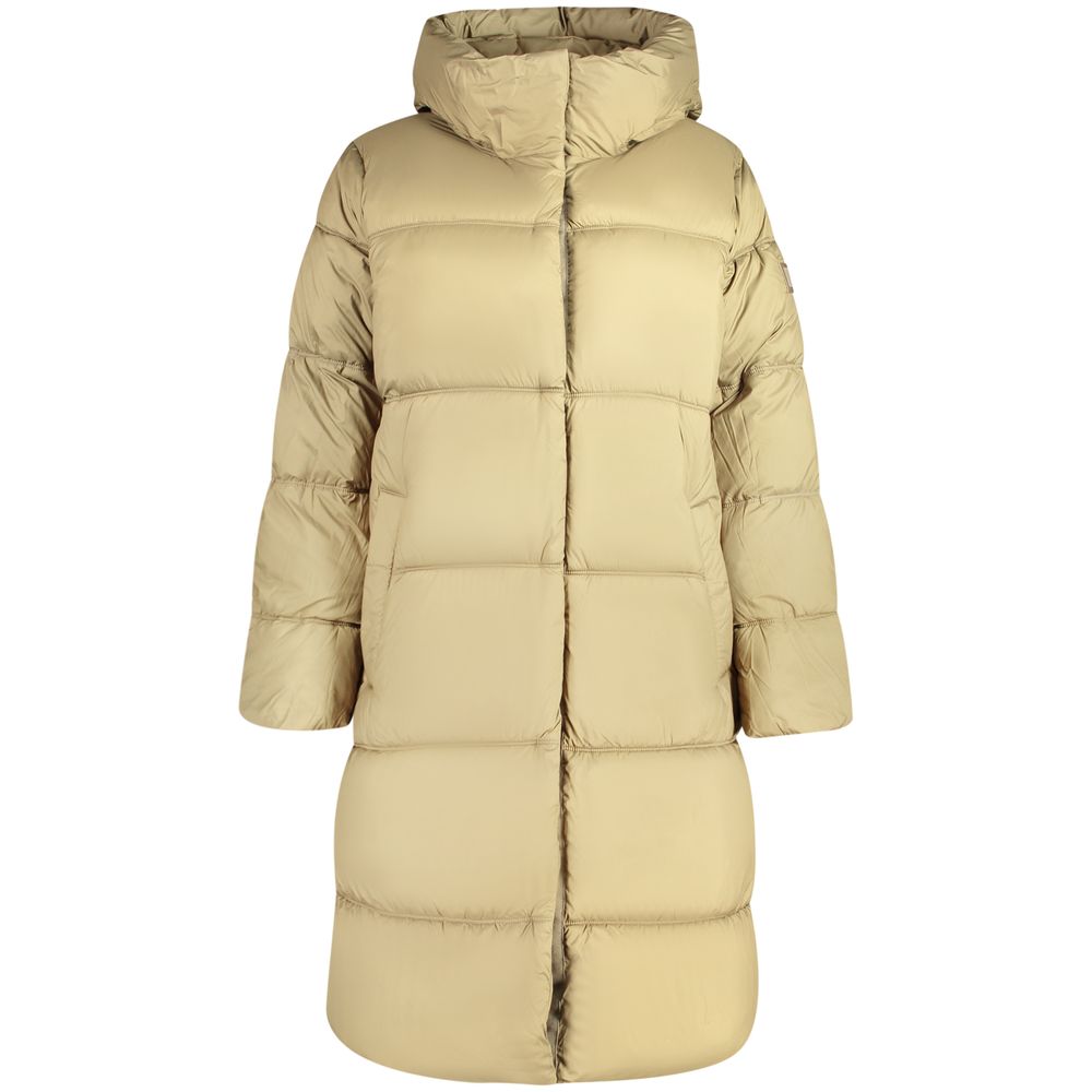 Pepe Jeans Verde Poliestere Donna Jacket - Hooded and Pocketed