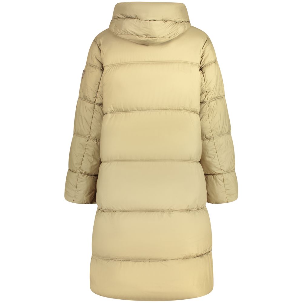 Pepe Jeans Verde Poliestere Donna Jacket - Hooded and Pocketed