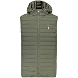 Accademia Militare Green Polyester Sleeveless Jacket