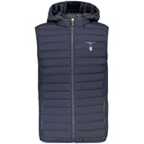 Accademia Militare Blue Polyester Sleeveless Jacket