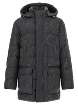 Etro Gray Wool Coat