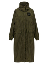 Ganni Bicolor Recycled Polyamide Coat