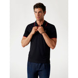 Guess Black Polyamide Polo Shirt