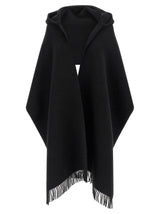 Brunello Cucinelli Black Wool Scarf