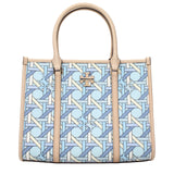 Tory Burch Light Blue Fabric Handbag