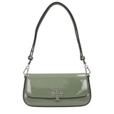 Tory Burch Green Leather Shoulder Bag