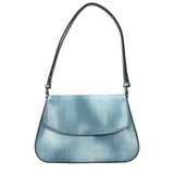 Tory Burch Blue Leather Shoulder Bag
