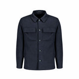 Autore Blue Cashmere Full-Length Jacket