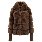 Baldinini Trend Brown Polyester Women Jacket
