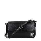 Karl Lagerfeld Black Polyethylene Shoulder Bag