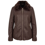 Baldinini Trend Brown Polyester Women Jacket