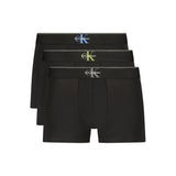 Calvin Klein Black Cotton Men's Boxer
