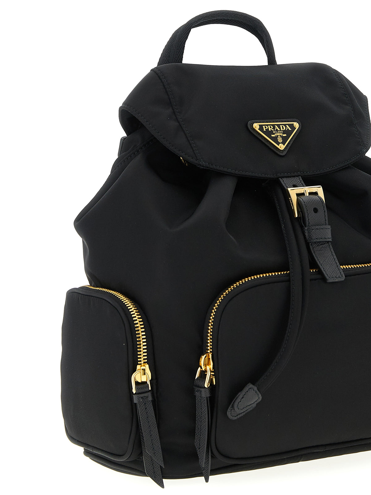 Prada Black Recycled Polyamide Backpack
