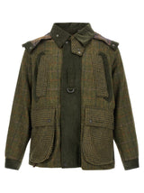 Barbour Bicolor Wool Full-Length Jacket