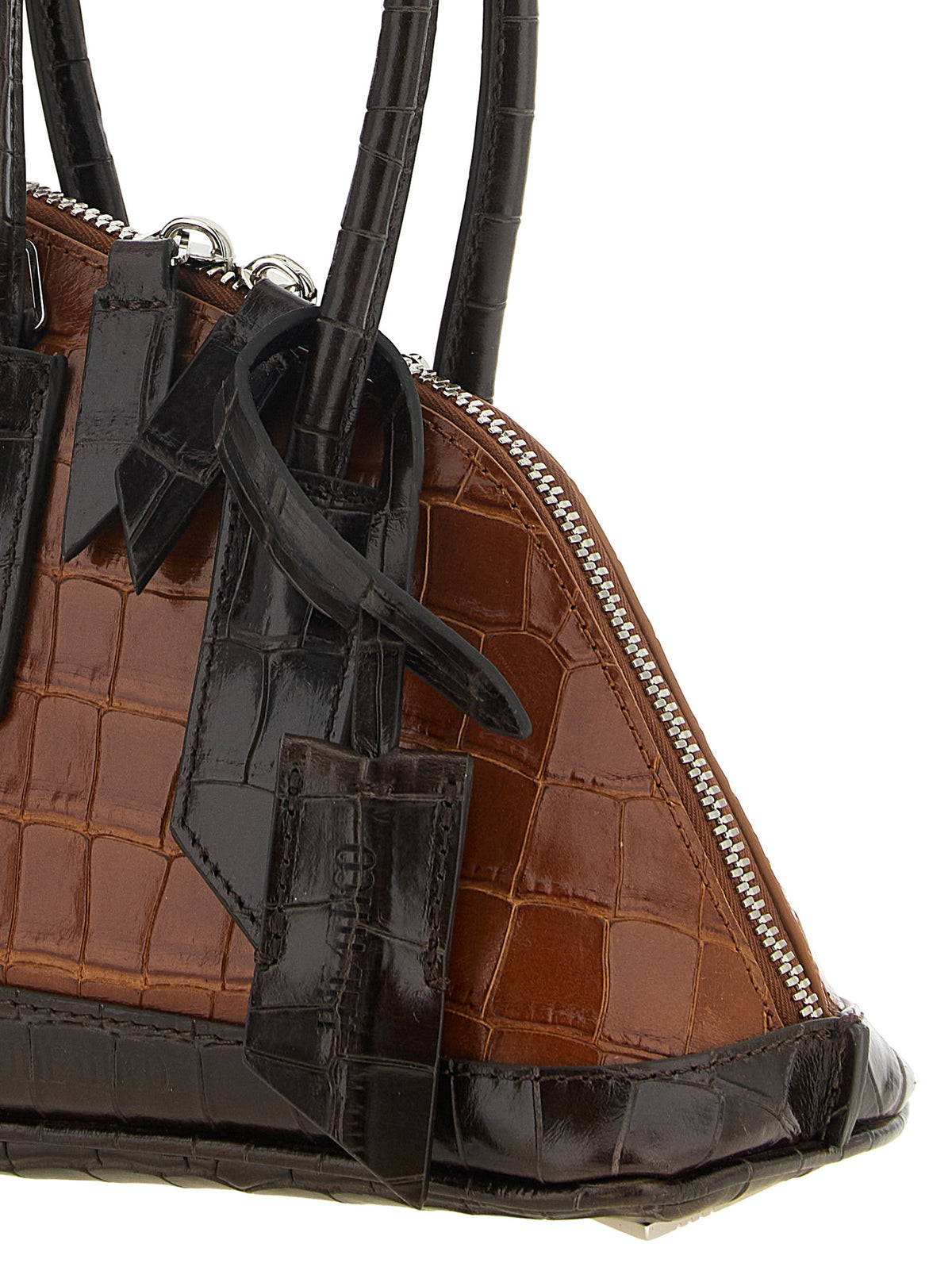 The Attico Brown Calfskin Handbag