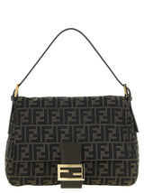 Fendi Brown Polyester Shoulder Bag