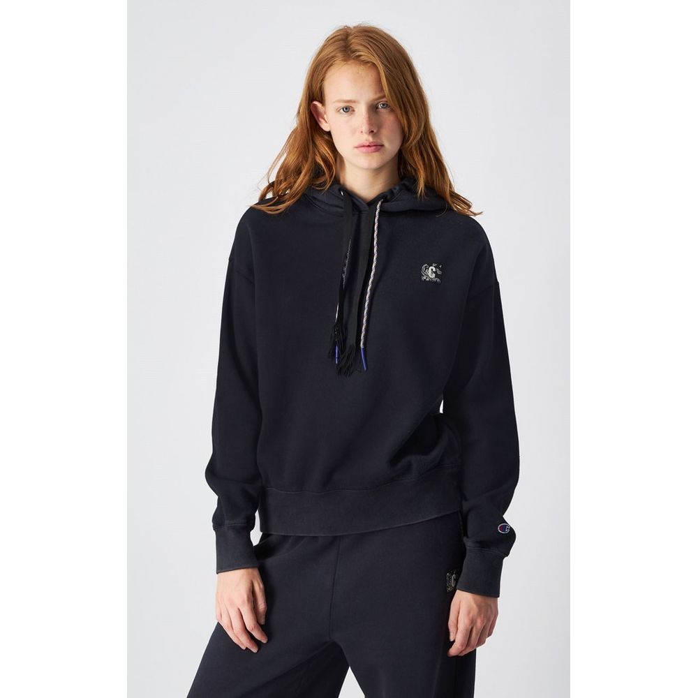 Champion Black Cotton Sweatshirt