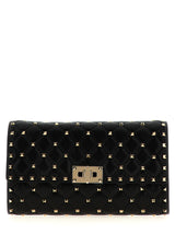 Valentino Garavani Black Lamb Leather Shoulder Bag
