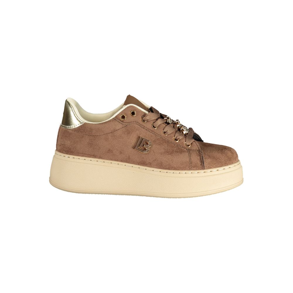Laura Biagiotti Brown Polyurethane Women's Sneaker