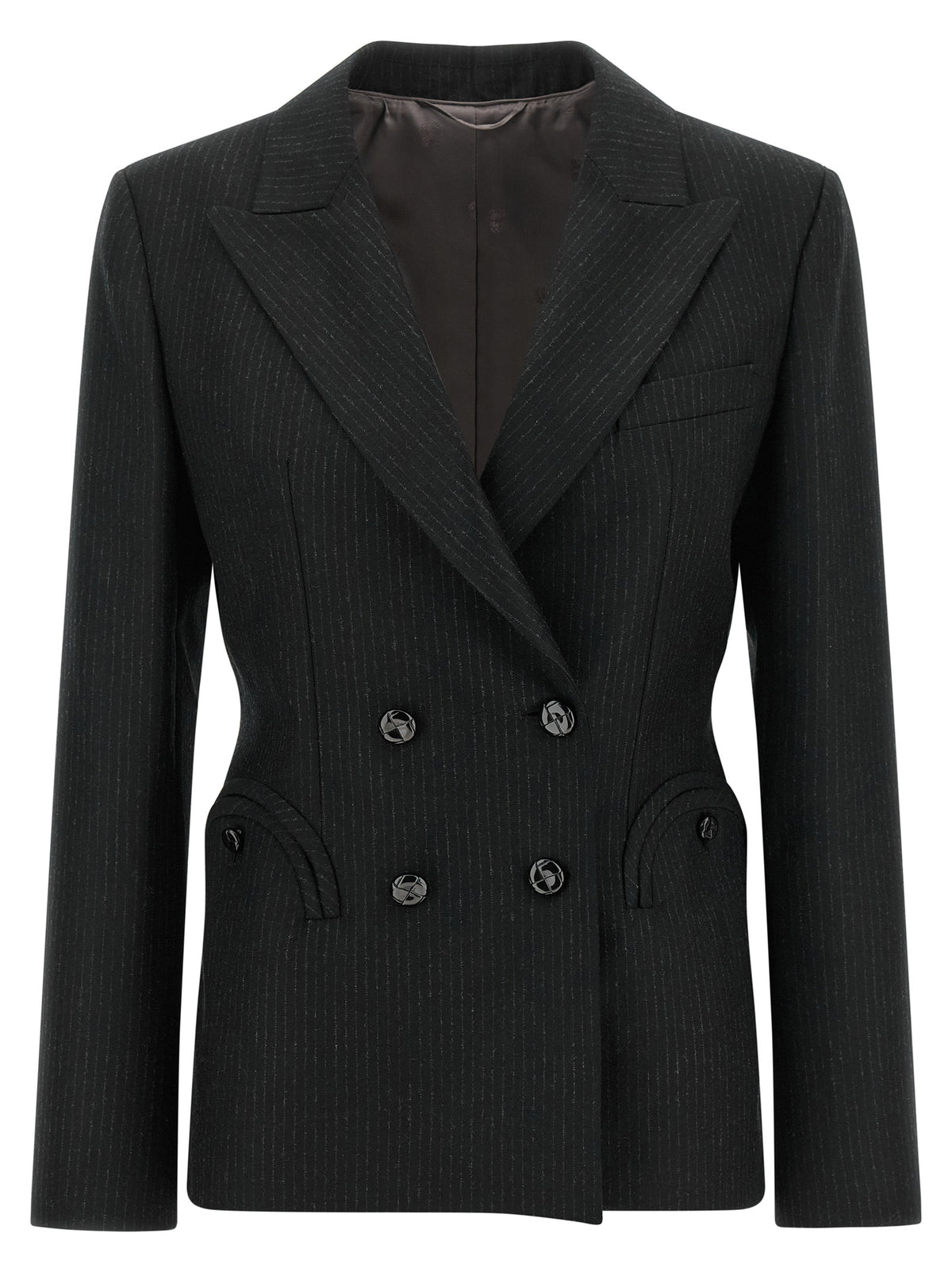 Blazé Milano Black Virgin Wool Blazer