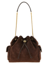 Tory Burch Brown Calfskin Shoulder Bag