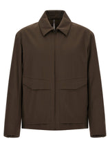 Arc'teryx Veilance Brown Wool Full-Length Jacket