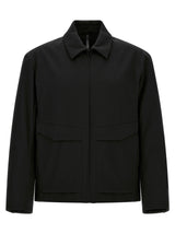 Arc'teryx Veilance Black Wool Full-Length Jacket