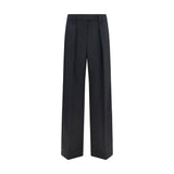 Brunello Cucinelli Black Wool Oves Aries Dress Pants