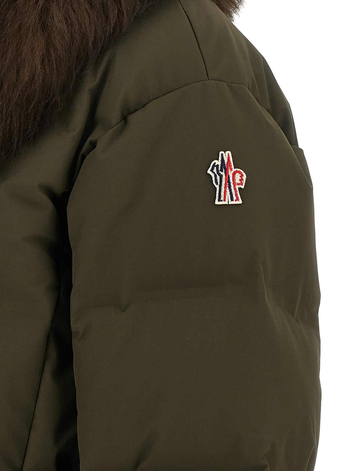 Moncler Grenoble Bicolor Polyester Full-Length Jacket
