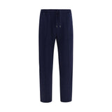Brunello Cucinelli Blue Cotton Athletic Pants
