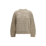 Brunello Cucinelli Beige Mohair Sweatshirt
