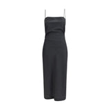 Calvin Klein Gray Wool Oves Aries Cocktail Dress
